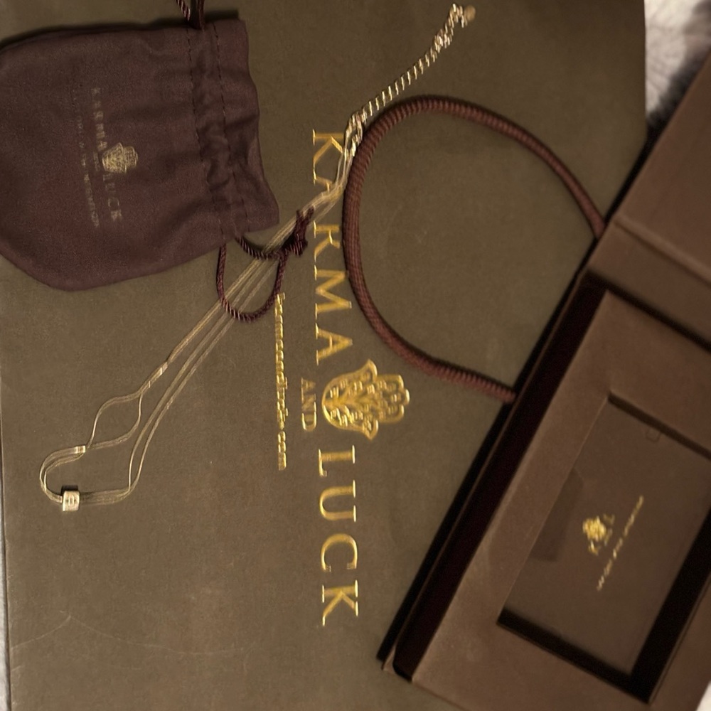 Karma and Luck Gold Necklace